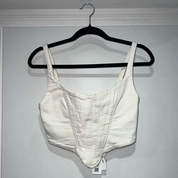 Zara Corset Top - White - Picture 13 of 14